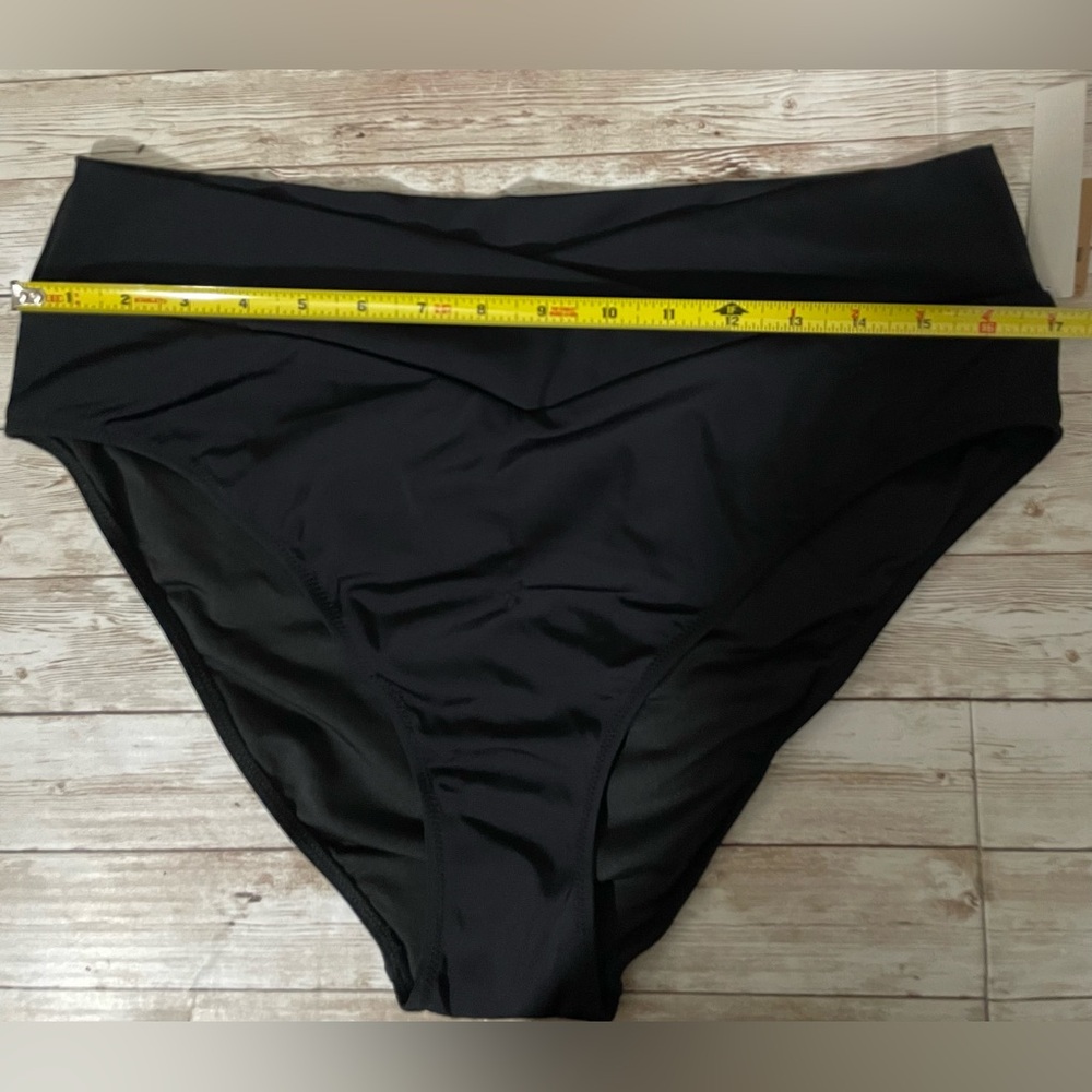 🆕 PINK VICTORIA’S SECRET SWIM  V-CROSSOVER HIGH-WAIST BIKINI BOTTOMS XXL 20 - Picture 13 of 16